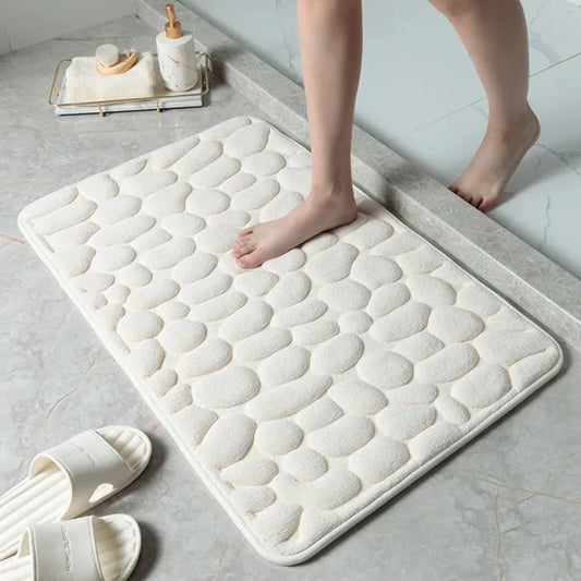 Embossed bath towel